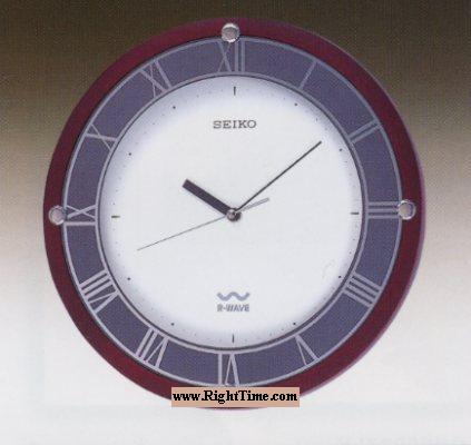 Radio Controlled qxr104blh - Seiko Luxe Wall Clocks clock