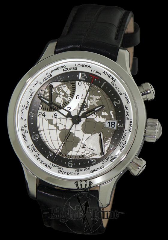 World Time Steel On Strap t3c474 - Tx Technoluxury World Time
