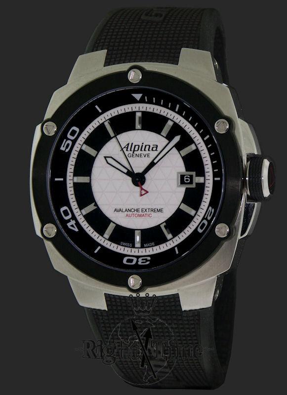48mm Extreme Steel Auto al-525lbs5ae6 - Alpina Avalanche wrist watch