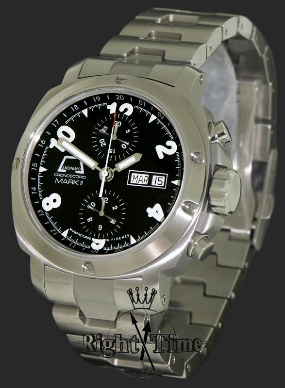 Cronoscopio Mark I I Black 2018 brac - Anonimo Cronoscopio wrist watch