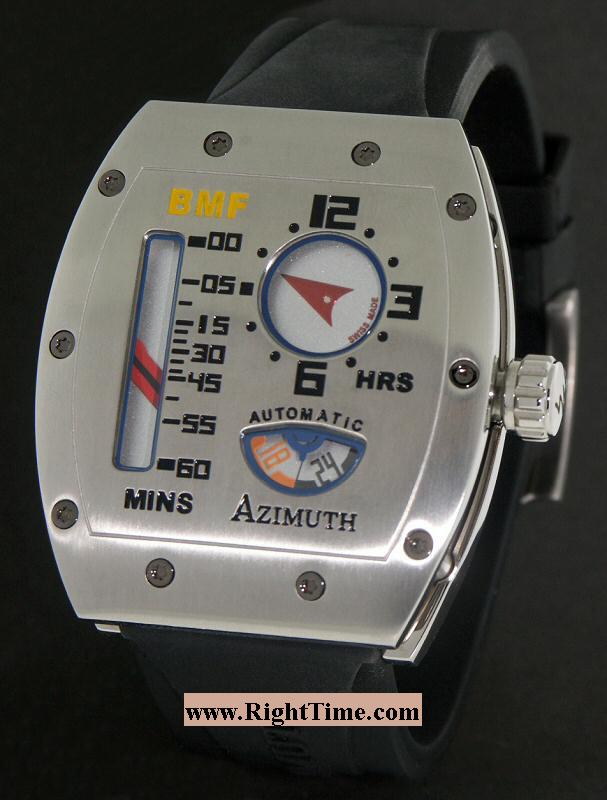 Gauge Mecha-1 Bmf White Dial gm-1-s - Azimuth Mecha wrist watch