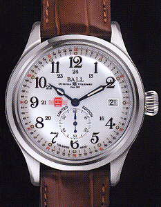 Louisville & Indiana Rr nm1052d-l1j-wh - Ball Trainmaster wrist watch