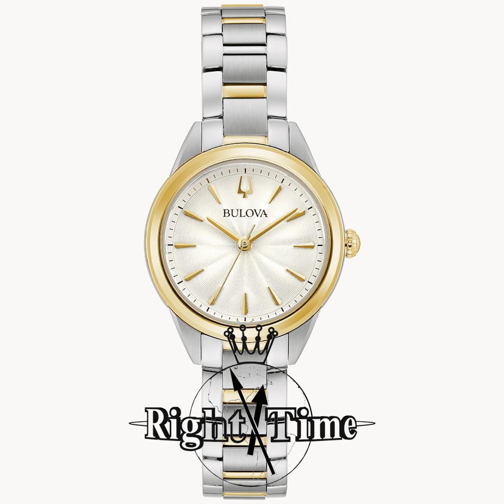 Sutton 2-Tone White 98l277 - Bulova Classic wrist watch