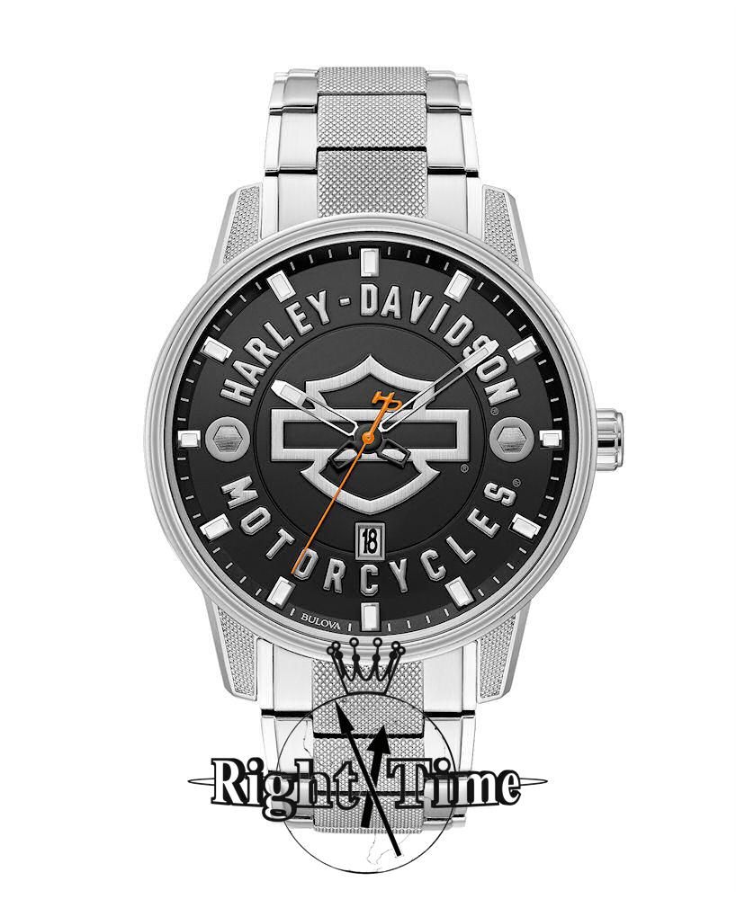 Harley-Davidson Motorcycles 76b182 - Bulova Harley-Davidson wrist