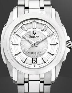 Longwood Silver Dial 96b130 - Bulova Precisionist wrist watch