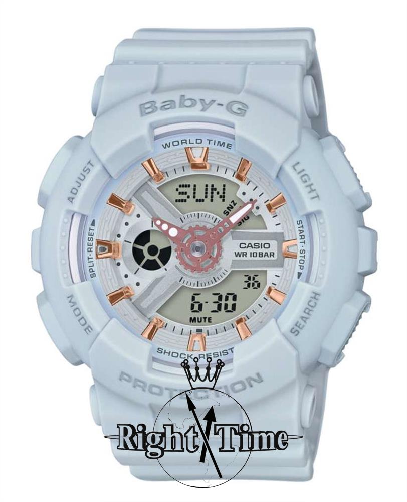CASIO Baby-G 腕時計 Baby-G Ice Blue ba110ga-8a - Casio Baby-G wrist watch