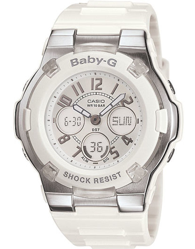 Casio Baby-G Slim Marine Series Watch BGA110 White. Pre-owned BABY-G | Accessories | Casio Babyg Slim Marine Series Watch  main image 2