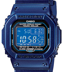 G-Shock Blue Solar Power g5600cc-2 - Casio G-Shock wrist watch