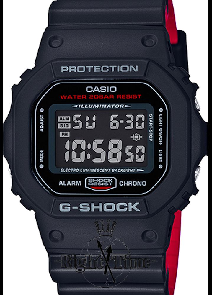 G-Shock Black Rectangular dw5600hr-1 - Casio G-Shock wrist watch