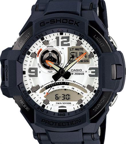 Blue Twin Sensor Aviation ga1000-2a - Casio G-Shock wrist watch
