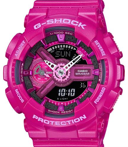 G-Shock Crazy Color Brite Pink gmas110mp-4a3 - Casio G-Shock wrist watch