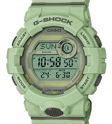 Mint Green Digital G-Shock wrist watch