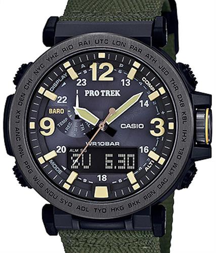 Tripple Sensor Black/Green prg600yb-3 - Casio Protrek wrist watch