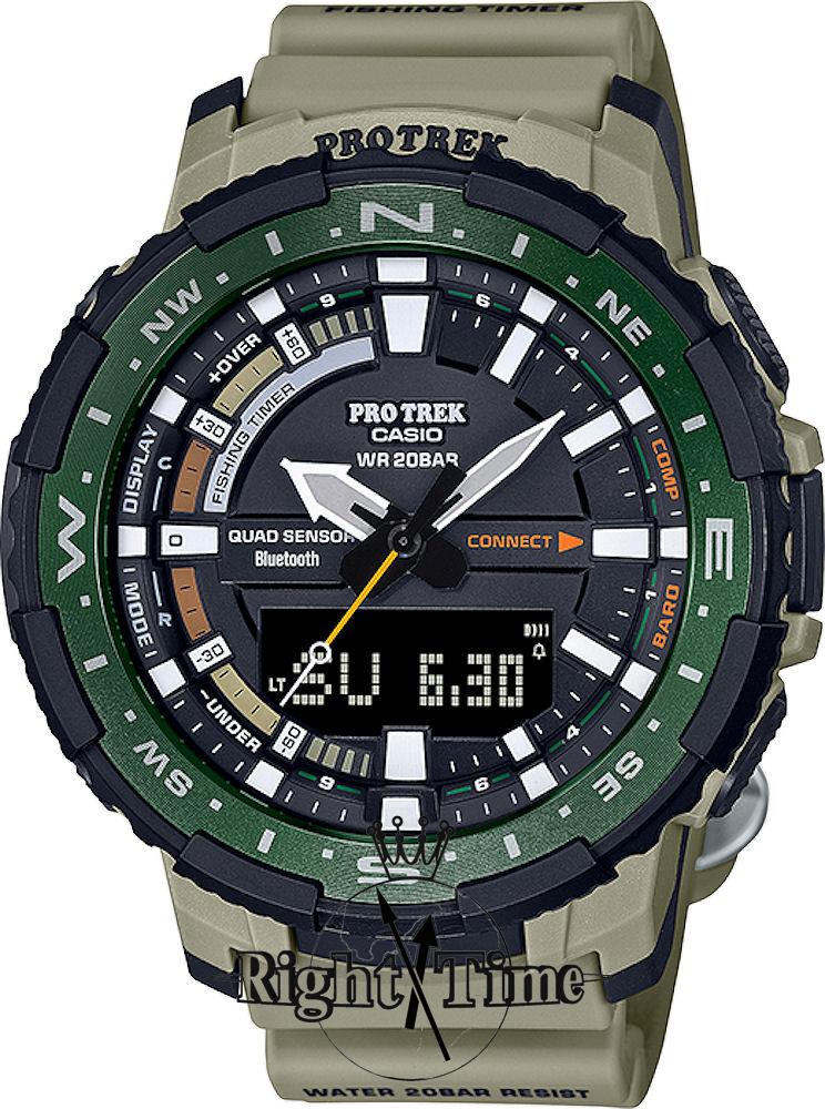 magneet reflecteren geloof Pro Trek Fishing Time Khaki prtb70-5 - Casio Protrek wrist watch