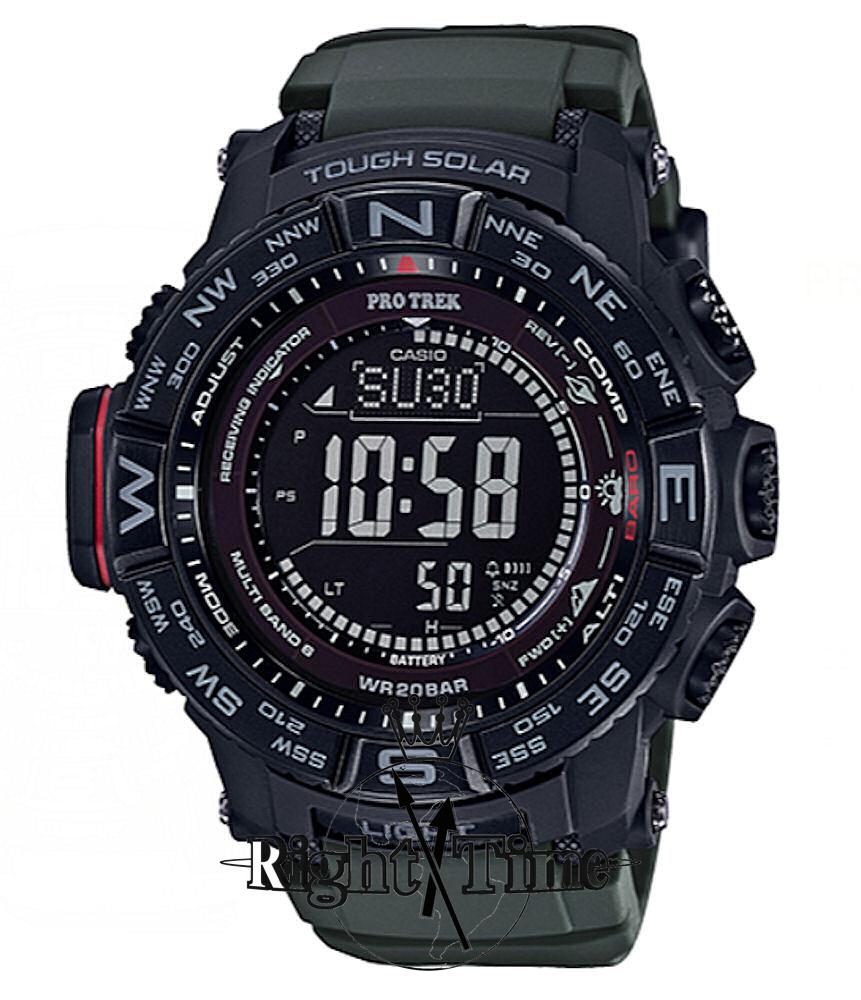 Mb-6 Triple Sensor Solar Black prw-3510y-8 - Casio Protrek wrist watch