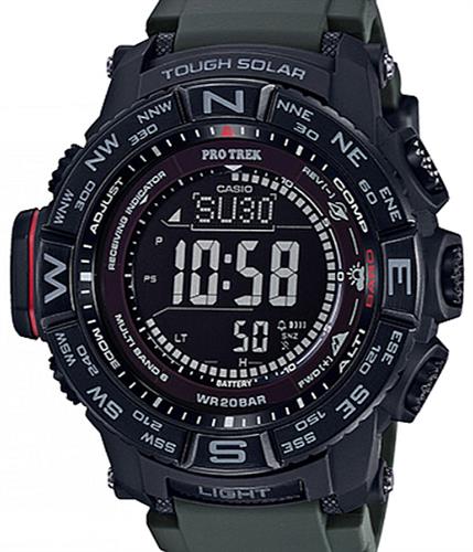 Mb-6 Triple Sensor Solar Black prw-3510y-8 - Casio Protrek wrist watch