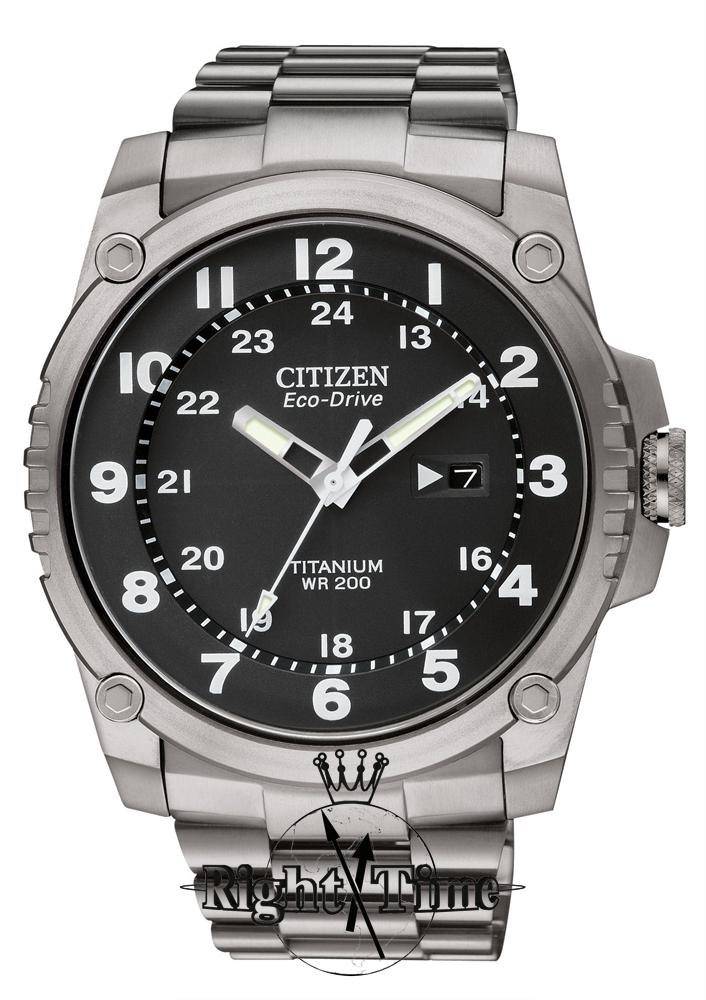 Super Titanium Black Dial bj8070-51e - Citizen Everyday Sport