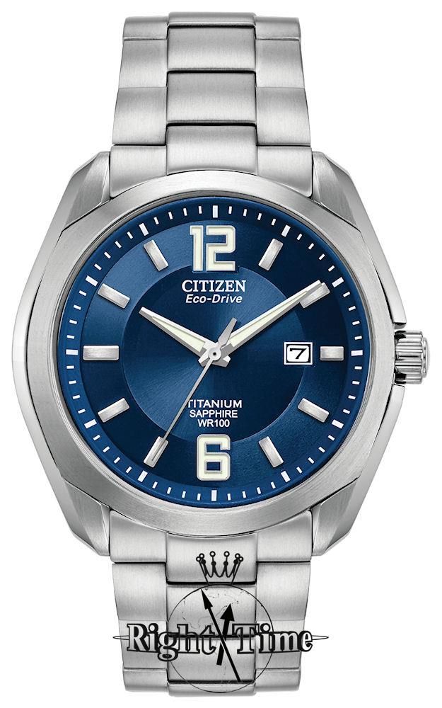 Chandler Titanium Blue Dial bm7080-54l - Citizen Everyday Sport