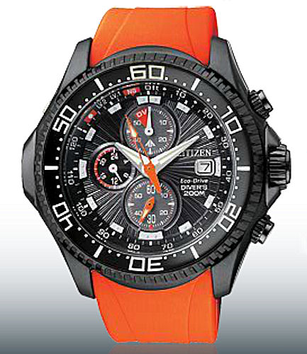 Promaster Chrono Black/Orange bj2118-09e - Citizen Promaster wrist