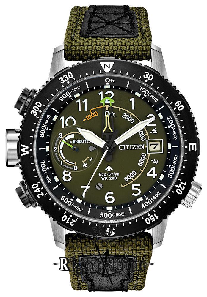 Promaster Altichron Green bn5050-09x - Citizen Promaster wrist watch