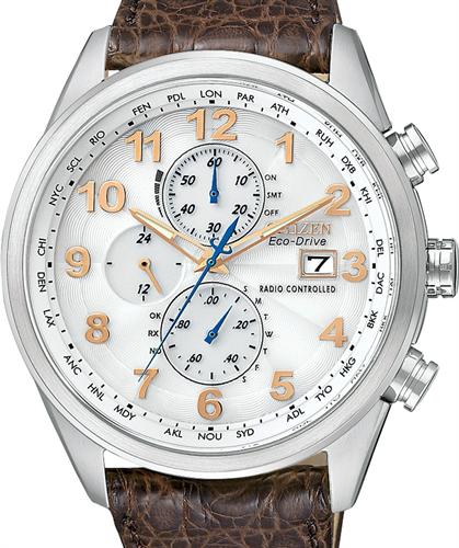 World Chronograph Ltd at8010-23a - Citizen Atomic/Radio Controlled