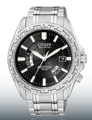時計 CITIZEN ECO Drive Radio controlled Radio Controlled Black Dial cb0000-57e - Citizen Atomic/Radio