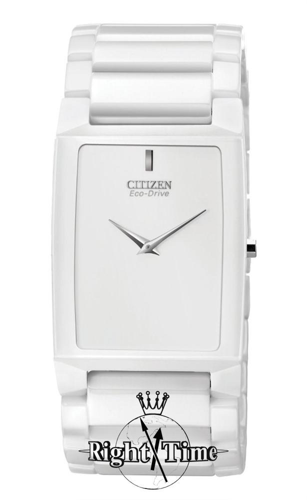 Stiletto Blade White Ceramic ar3040-56a - Citizen Stiletto wrist watch
