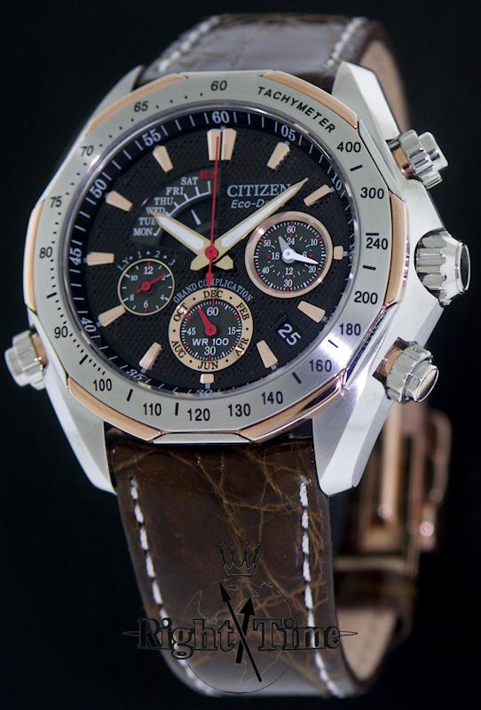 Steel And Rose Gold bz0006-02e - Citizen Signature wrist watch