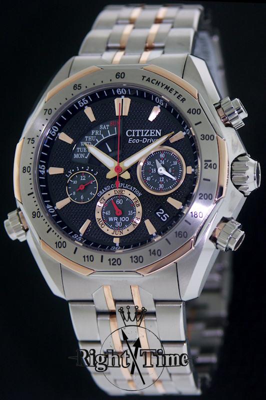Titanium And Rose Gold bz0016-50e - Citizen Signature wrist watch