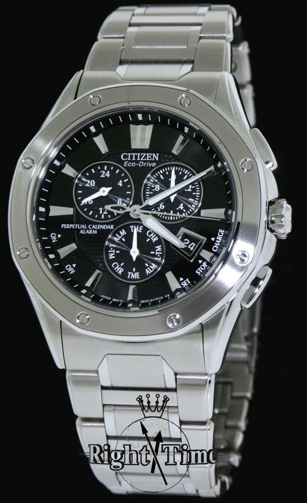 Perpetual Calendar Alarm bl5460-51e - Citizen Signature wrist watch