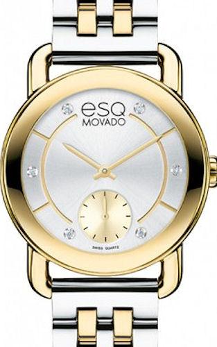 Classica 2-Tone Silver Dial 07101411 - Esq By Movado Ladies  display picture 3