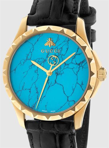 Turquoise Blue Stone Dial ya126462 - Gucci G-Timeless wrist watch