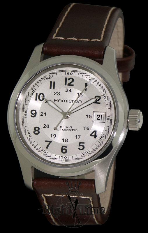 Khaki Field Silver Dial Auto h70455553 - Hamilton Khaki wrist watch