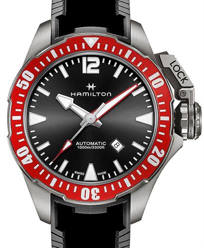 Khaki Navy Frogman Auto h77805335 - Hamilton Khaki wrist watch