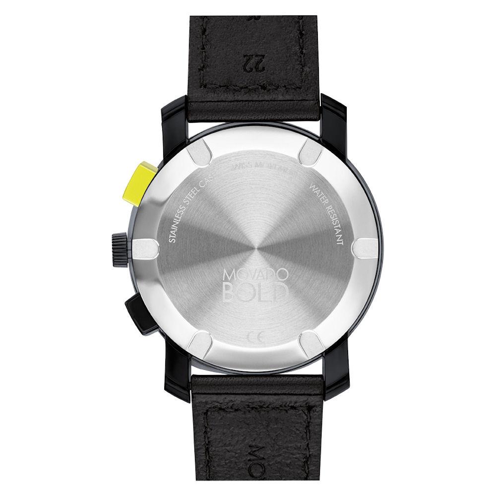 Bold Black/Yellow Chrono 3600766 - Movado Bold wrist watch