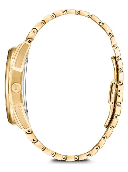 Curv White/Gold 97p136 - Bulova Curv wrist watch