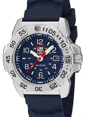 Steel Blue Dial On Rubber 3253 - Luminox Sea Collection wrist watch