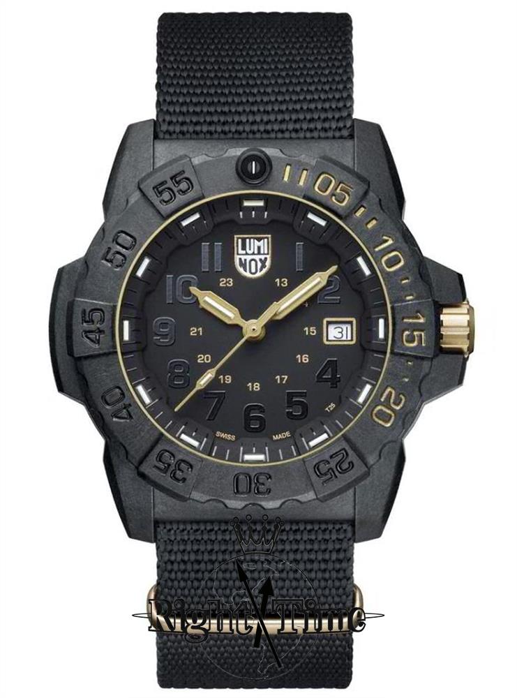 Navy Seal Gold Watch Set 3501.gold.set - Luminox Sea Collection wrist watch