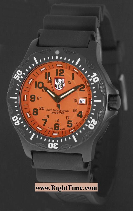 Luminox Black Ops Orange Dial a8409 - Luminox Sea Collection wrist