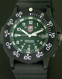 Series 1 Green Dial a3017 - Luminox Us Navy Seal wrist watch