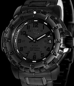 F-117 Nighthawk Blackout a.6402.bo - Luminox Blackout wrist watch