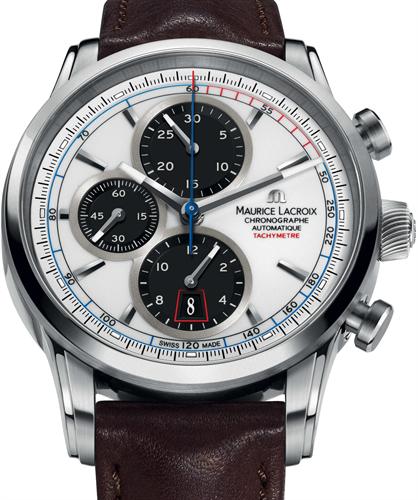 Pontos Chronographe Retro pt6288-ss001-130 - Maurice Lacroix Pontos wrist  watch