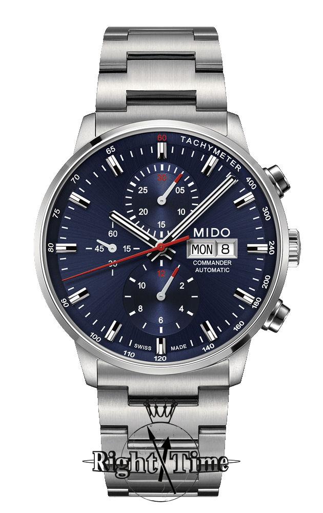 Commander I I Blue Chrono m016.414.11.041.00 - Mido Commander