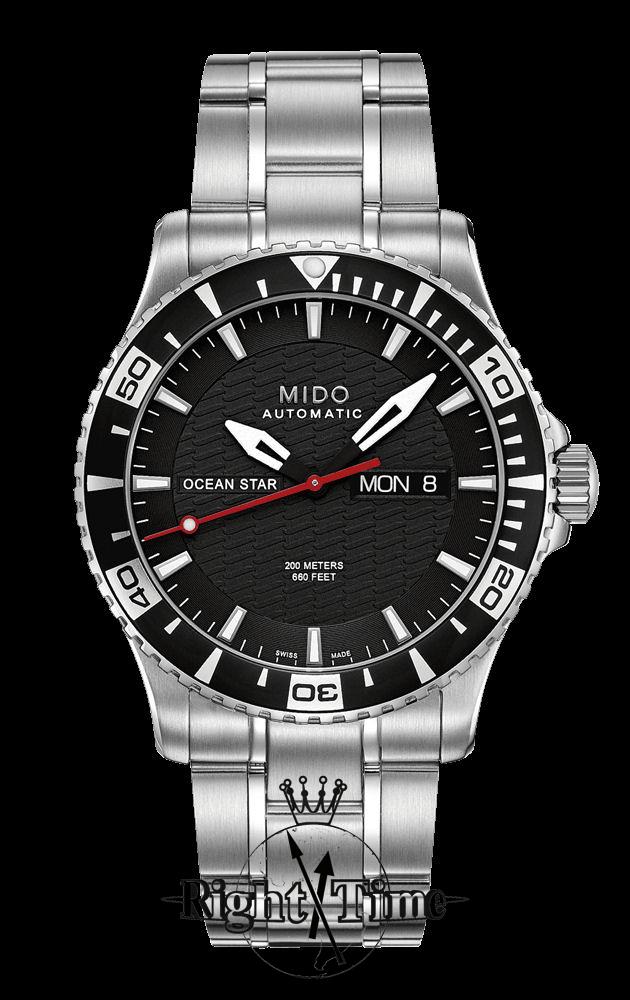 Os Captain I V White Steel m011.430.11.051.02 - Mido Ocean Star