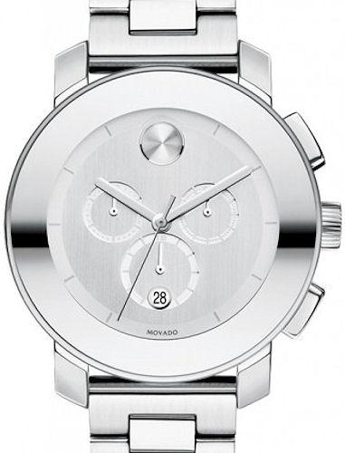 Bold 43.5mm Steel Chrono 3600147 - Movado Bold wrist watch