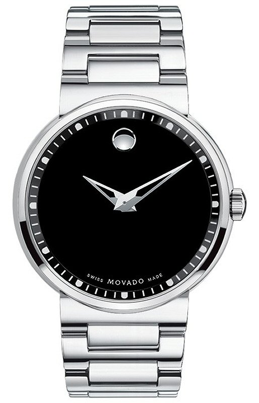 Dura Quartz Tungsten Carbide 0606433 - Movado Mens wrist watch