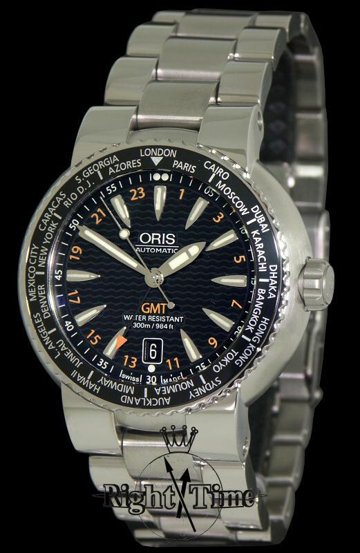 Oris Divers Gmt 668 7608 8454mb - Oris Divers wrist watch