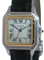 Pre-Owned CARTIER SANTOS 18KT/STEEL QUARTZ