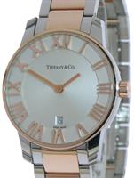 Pre-Owned TIFFANY & CO ATLAS QUARTZ STEEL/18KT ROSE