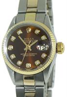 Pre-Owned ROLEX DATEJUST CHOCOLATE BROWN